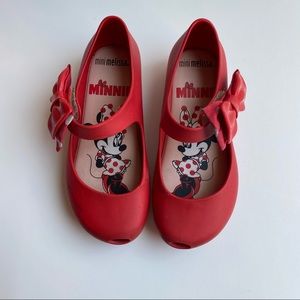 Mini Melissa Mini Mouse Peep Toe Mary Janes size11